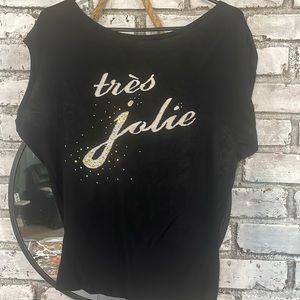 White House black market short sleeve soft sweater, size medium, great condition